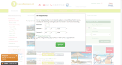 Desktop Screenshot of larareizen.nl